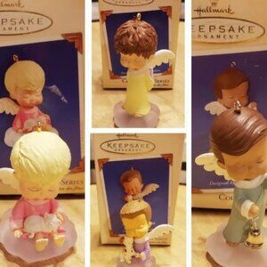 Set of 4 Hallmark Keepsake Mary’s Angels Christmas Ornaments